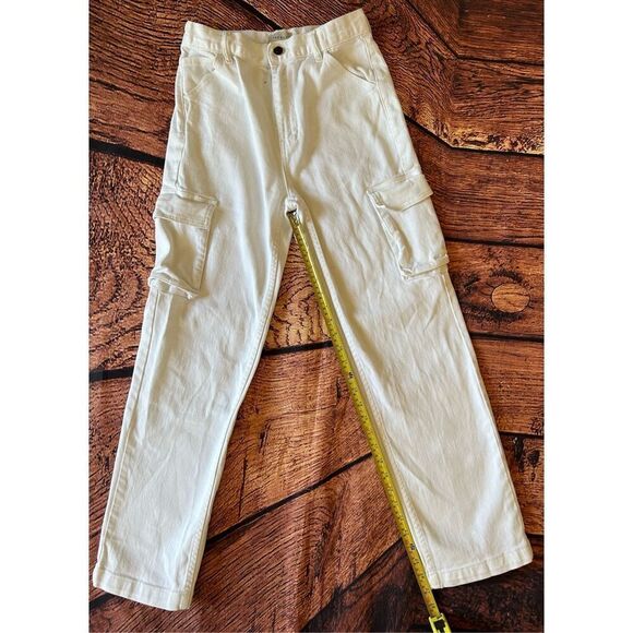 PacSun White Cargo Dad Jeans Size 26‎ - Picture 1 of 14